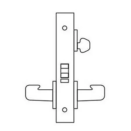Sargent 8271-12V-LNB-26D Electric Mortise Lock, Fail Secure, 12V, LA Keyway, LN Rose, B Lever, Field Reversible, Satin Chrome