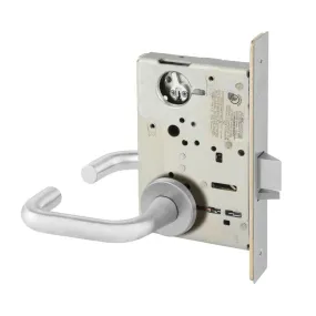 Sargent LC-8251-LNJ Storeroom Deadbolt Mortise Lock, J - Lever, LN - Rose, Field Reversible, Less Cylinder