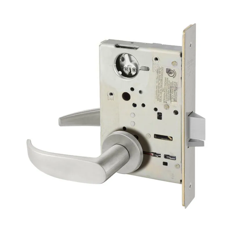 Sargent LC-8251-LNP Storeroom Deadbolt Mortise Lock, P - Lever, LN - Rose, Field Reversible, Less Cylinder