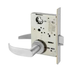Sargent LC-8251-LNP Storeroom Deadbolt Mortise Lock, P - Lever, LN - Rose, Field Reversible, Less Cylinder