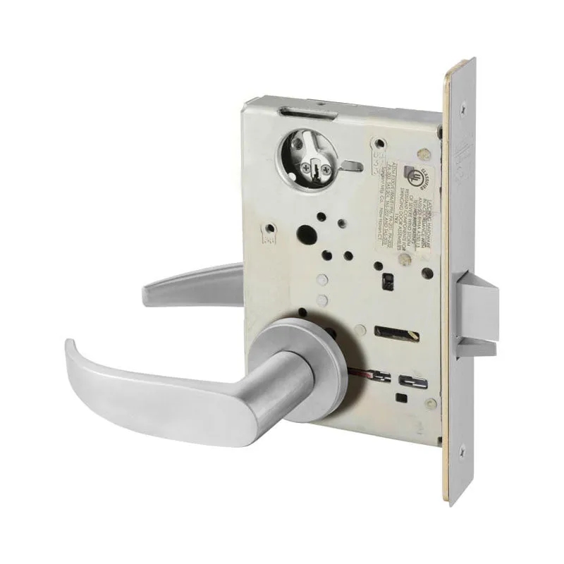 Sargent LC-8251-LNP Storeroom Deadbolt Mortise Lock, P - Lever, LN - Rose, Field Reversible, Less Cylinder