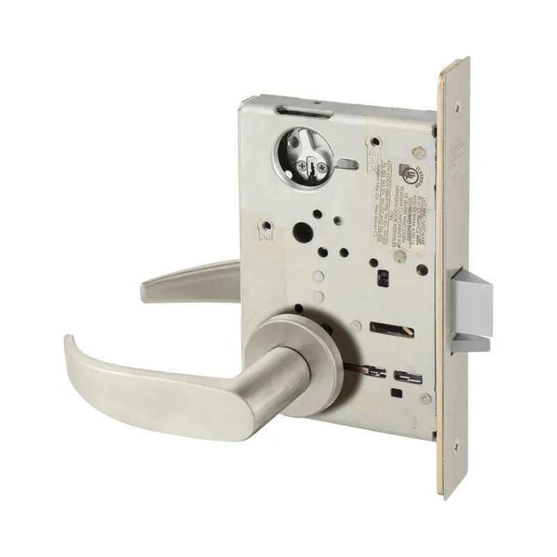 Sargent LC-8251-LNP Storeroom Deadbolt Mortise Lock, P - Lever, LN - Rose, Field Reversible, Less Cylinder