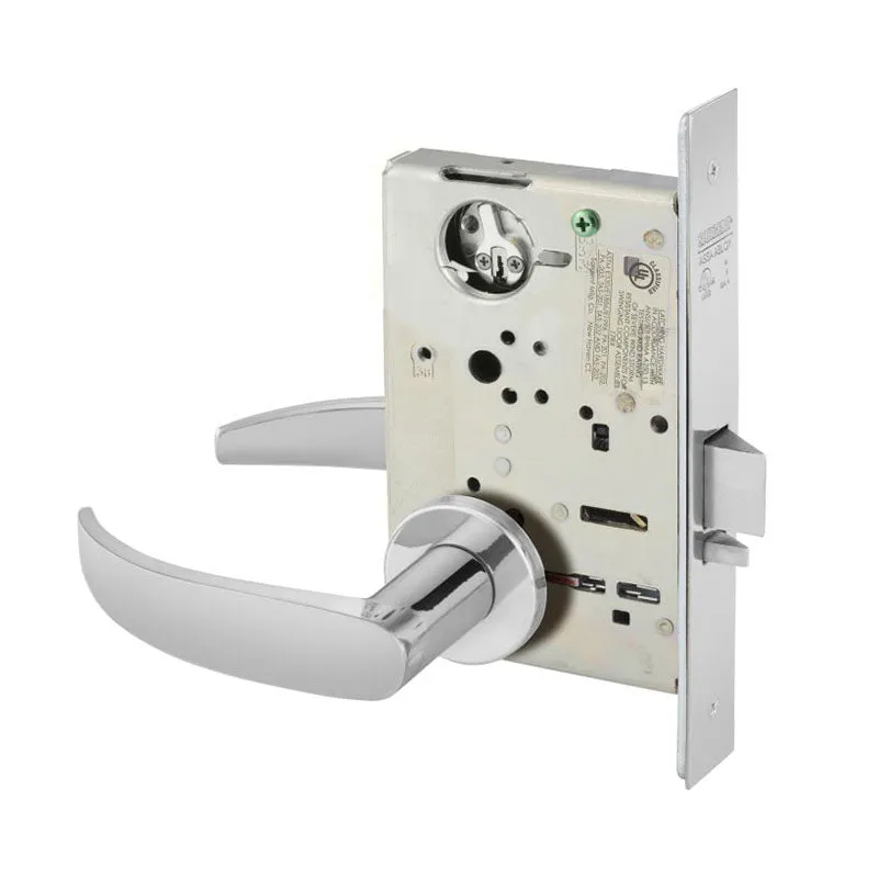 Sargent LC-8251-LNP Storeroom Deadbolt Mortise Lock, P - Lever, LN - Rose, Field Reversible, Less Cylinder