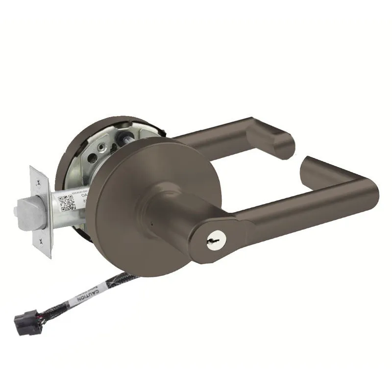 Sargent RX-10XG71-LMW Fail Secure Cylindrical Electromechanical Lock - Request to Exit, LA Keyway, L Rose, MW Lever, Grade 1