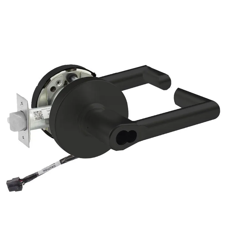 Sargent RX-60-10XG71-LMW Fail Secure Cylindrical Electromechanical Lock - Request to Exit, LFIC Less Core, L Rose, MW Lever, Grade 1