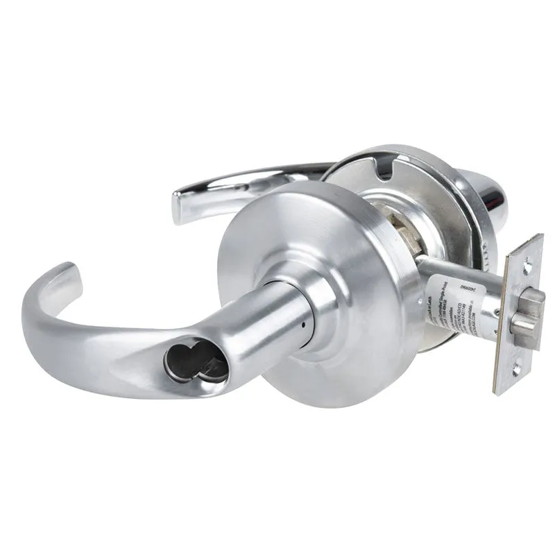 Schlage ND75JD-SPA-626 Classroom Security Lock - Schlage FSIC Less Core, SPA Lever, Satin Chrome