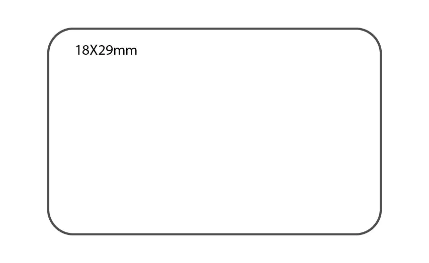 SELF ADHESIVE OFFICE LABEL-18X29mm
