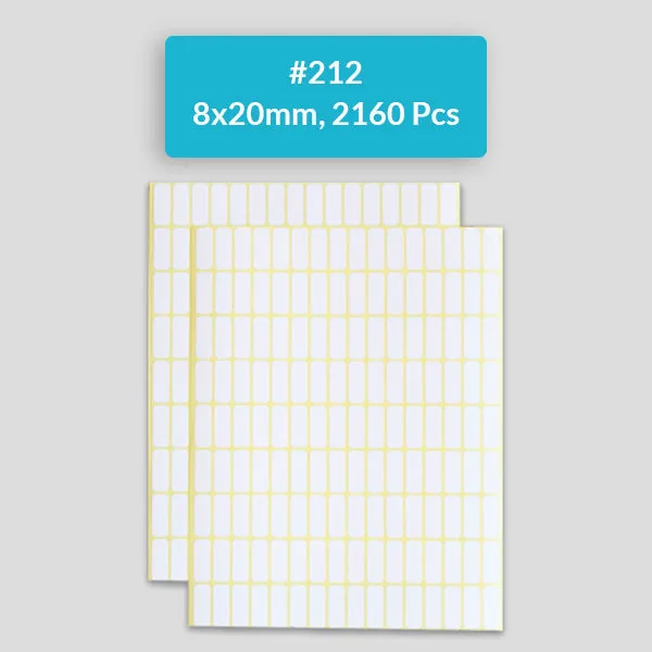 Self Adhesive Sticky White Labels 15 Sheets A5 Pack