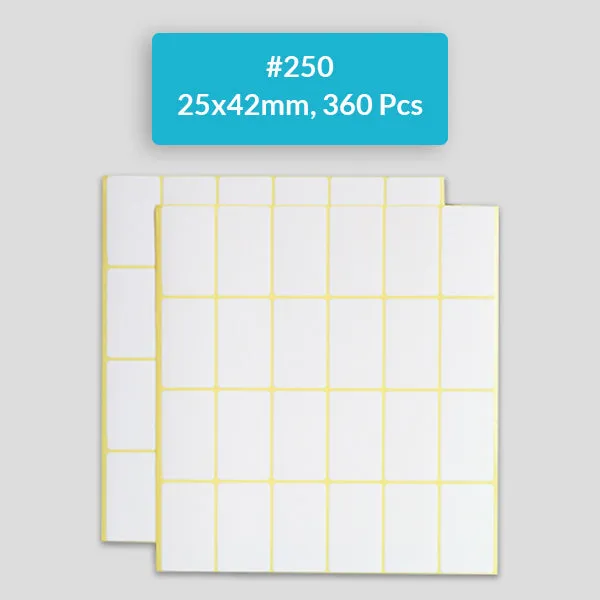 Self Adhesive Sticky White Labels 15 Sheets A5 Pack