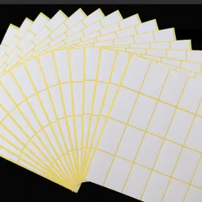 Self Adhesive Sticky White Labels 15 Sheets A5 Pack