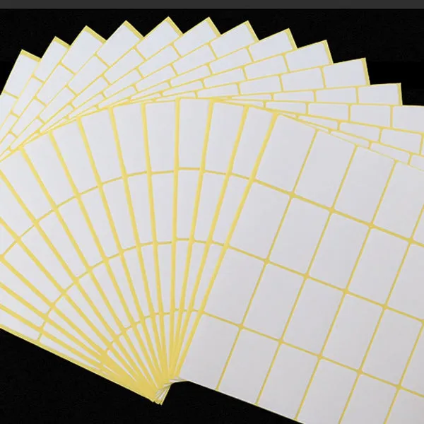 Self Adhesive Sticky White Labels 15 Sheets A5 Pack