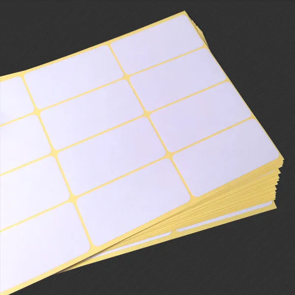 Self Adhesive Sticky White Labels 15 Sheets A5 Pack