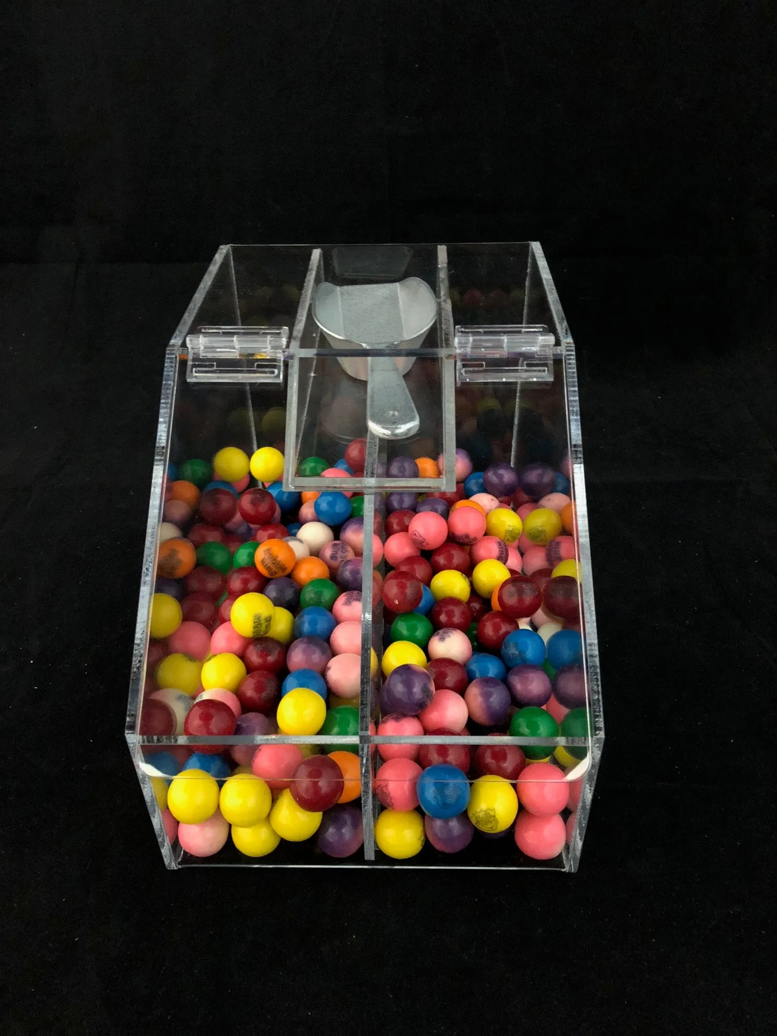 Slanted Lid Double Candy Bin
