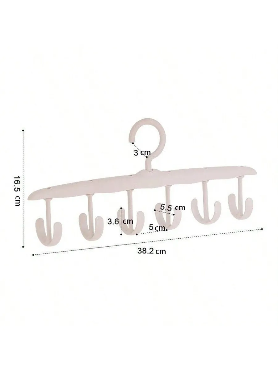 Smart Hat Organizer: 360-Degree Rotating Storage with 12 Hooks for Baseball Caps - Perfect Closet Solution!