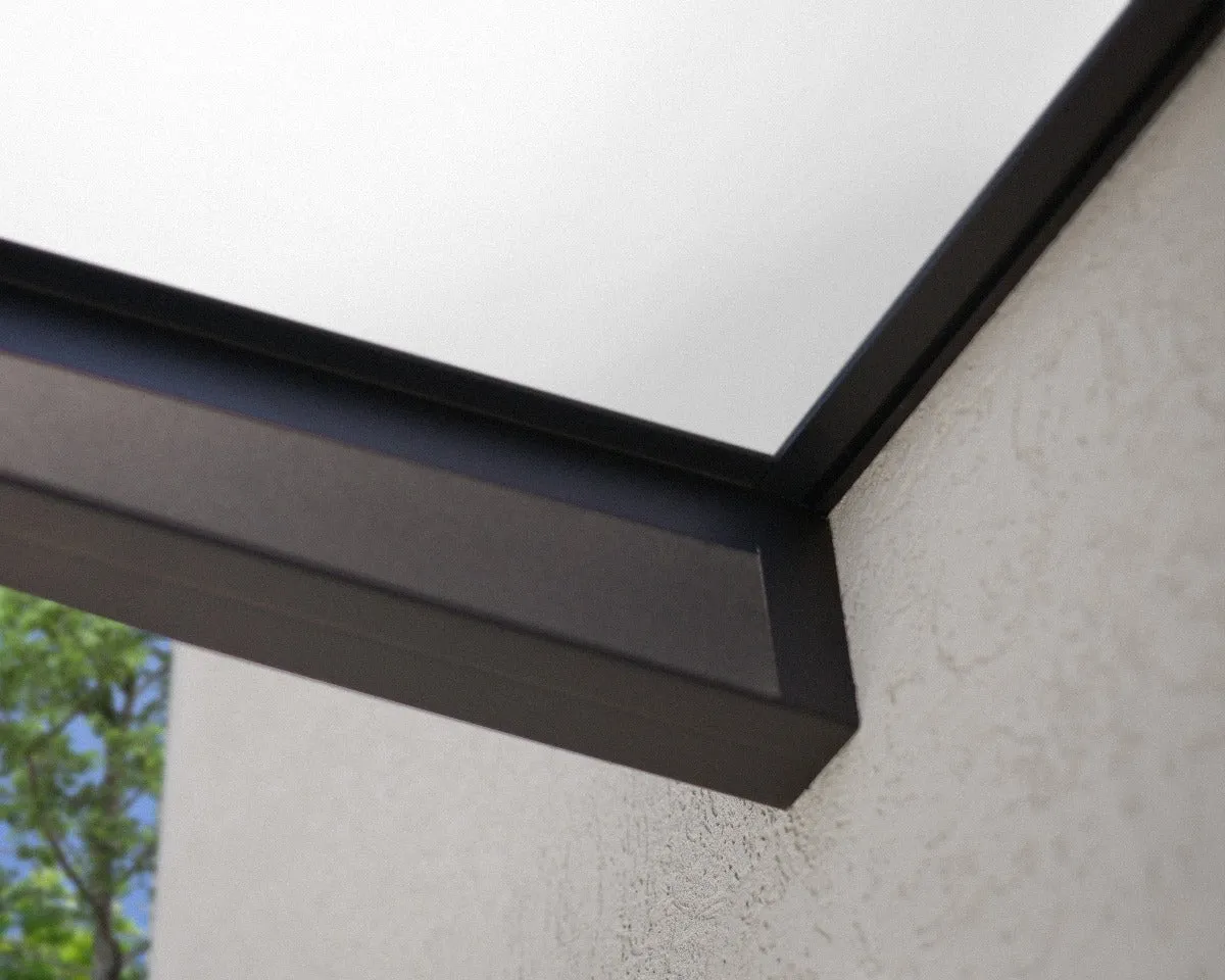 Sophia™ 2150 Door Awning 37" x 85" White Panels | Palram-Canopia