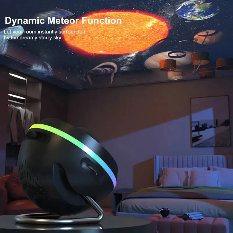 Space Projector Light Dynamic Meteor 13 In 1 Ultra Clear Galaxy Projector Lamp Rotary Space Ball Planetarium Projector Lights For Kids Gift