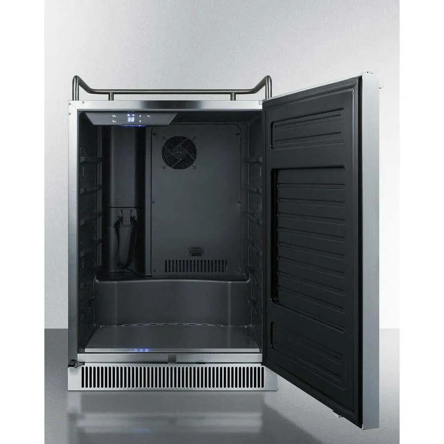Summit 24 in. Wide Built-In Kegerator (Panel Not Included) - SBC677BINK