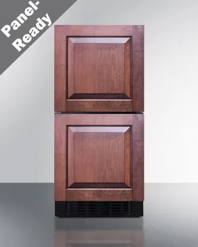 Summit ASDR1524PNR 15" Wide 2-drawer All-refrigerator, ADA Compliant (panels Not Included)