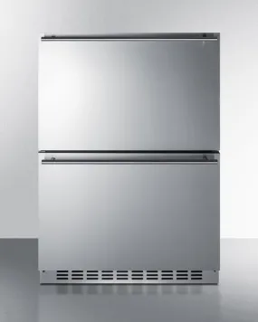 Summit SPRF34D 24" Wide 2-drawer Refrigerator-freezer