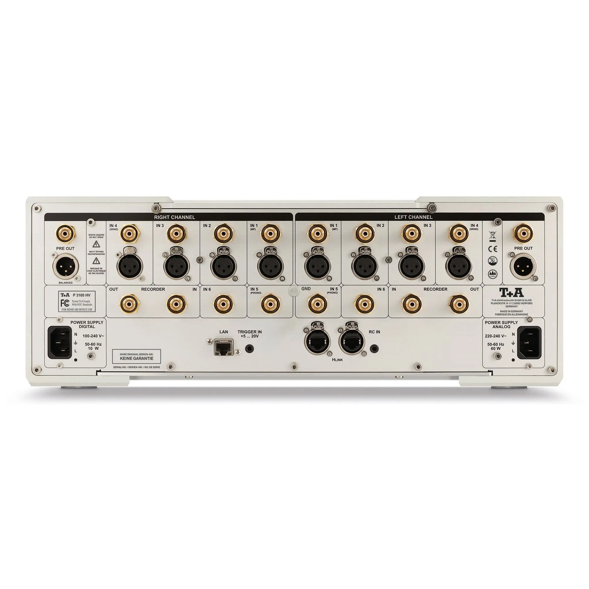 T A Elektroakustik P 3100 HV Preamplifier