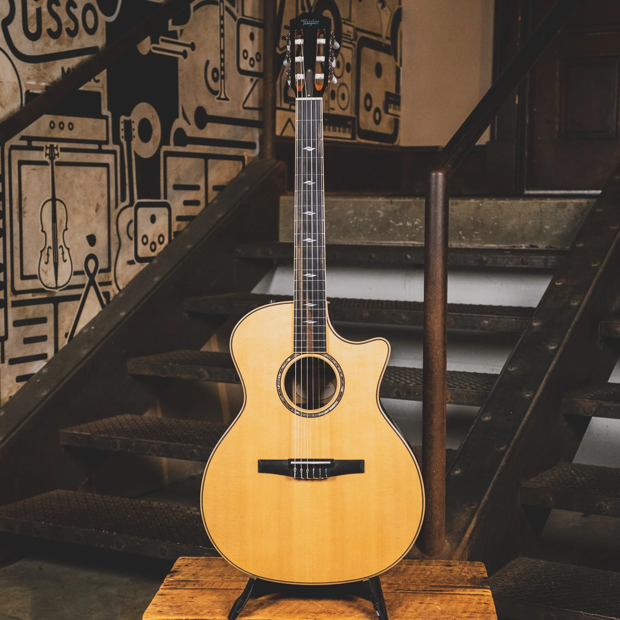 Taylor 2019 814ce-N Nylon Acoustic Guitar With OHSC - Used