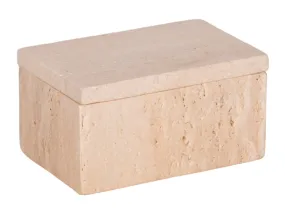 Travertine Box, Tan, 2 sizes