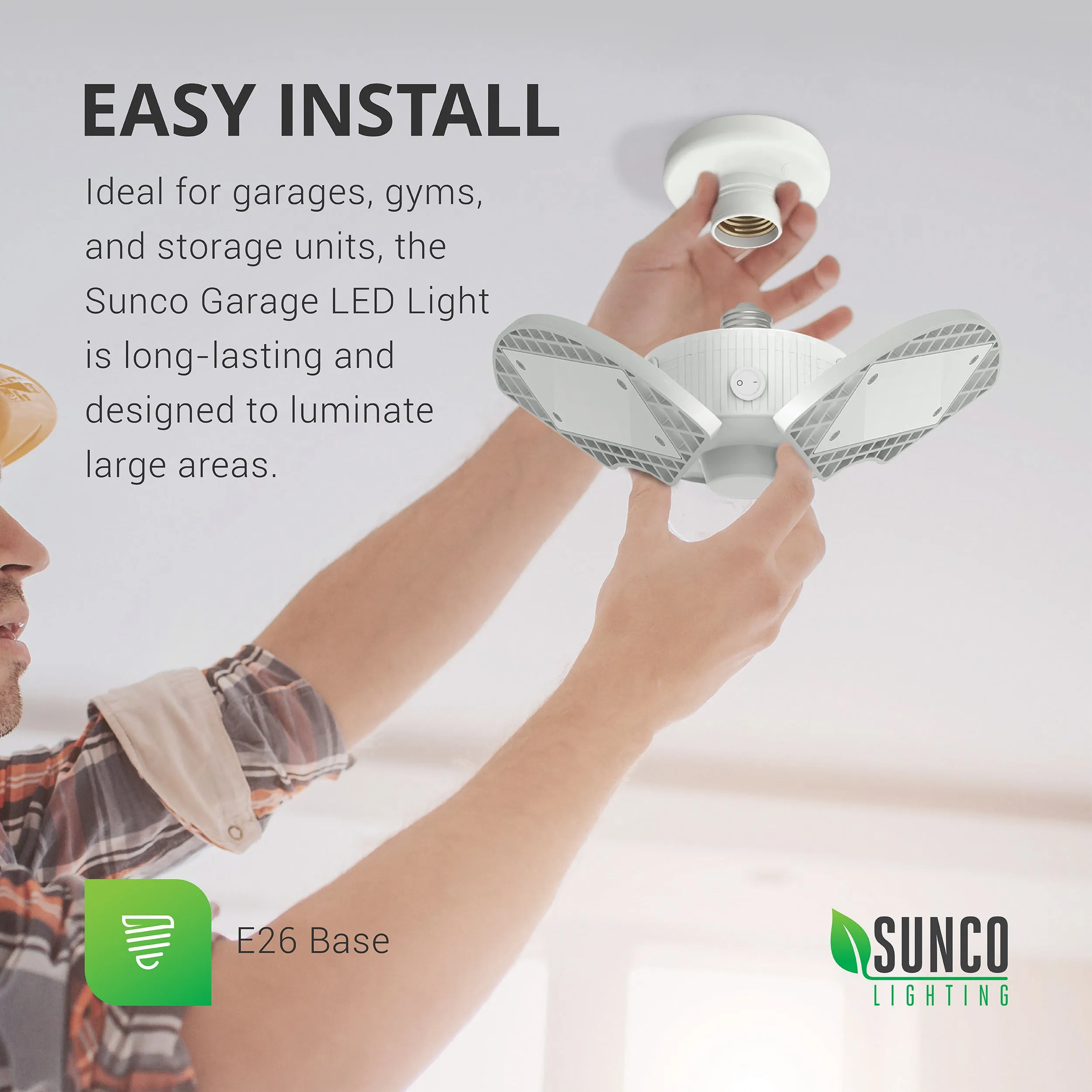 TRiLIGHT Deformable LED Garage Light