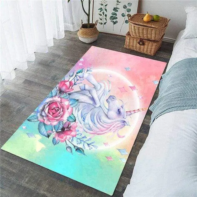 Unicorn Colored Rug