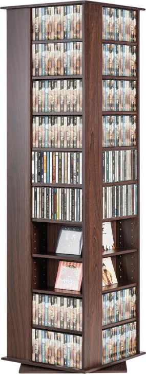 Vevor Media Storage Tower 4-Sided Revolving Cabinet 1,040 CDs New