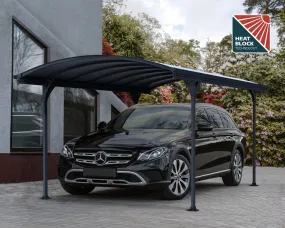 Vitoria 9'6" x 16' 5" Carport kit -Grey Structure & Grey Panels | Palram-Canopia