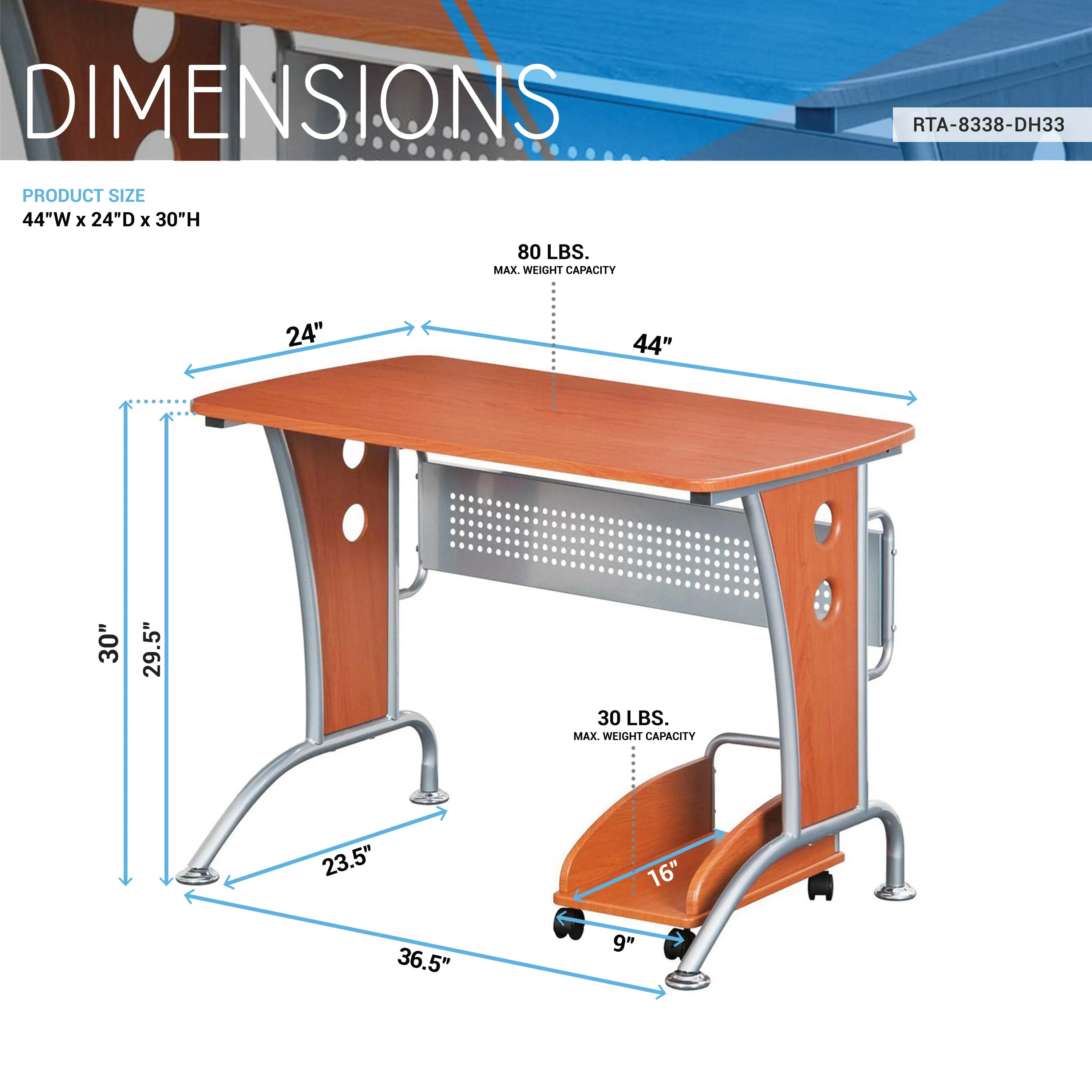 Wood Tech Conputer Desk